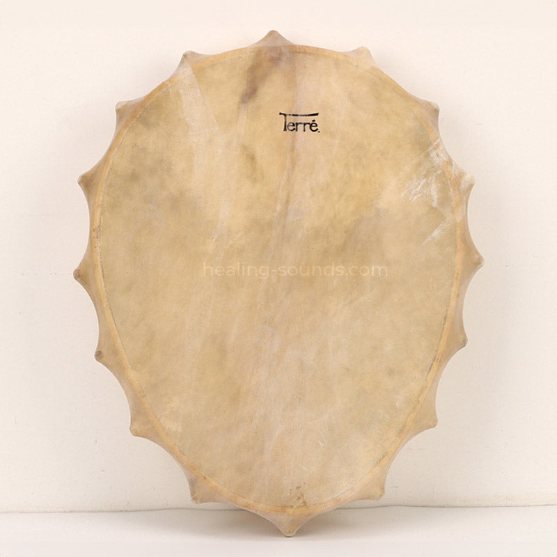 Tambour chamanique sibérien Yakut, instrument artisanal