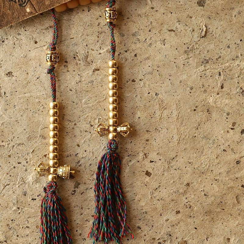 Bracelet Mala Bodhi Seed 108 perles de 9 mm pour la richesse