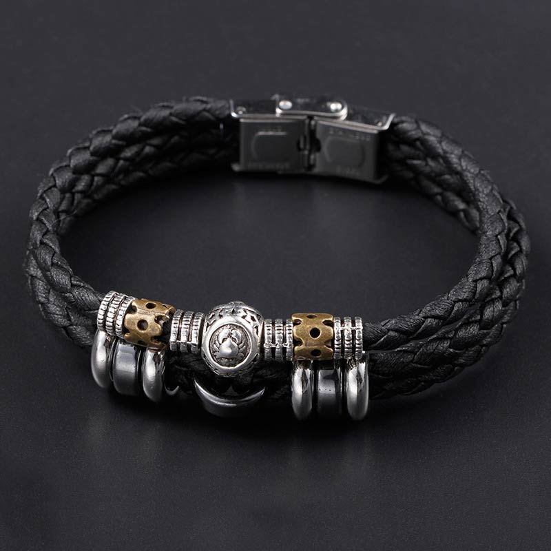 Hematite 12 Zodiac Constellations Protection Bracelet Unisex