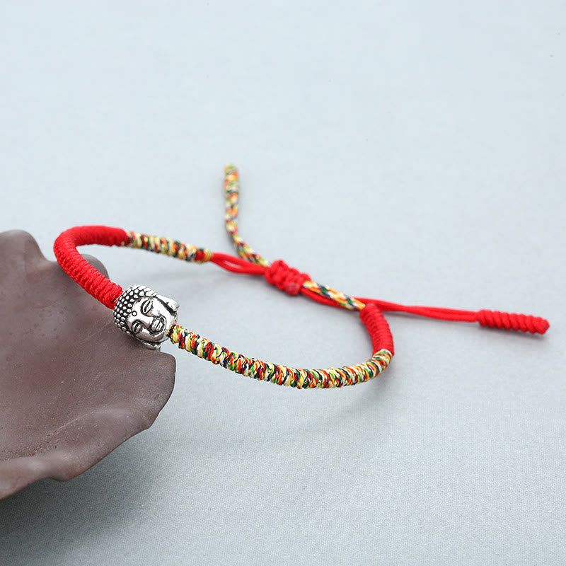 Colorful King Kong Knot Buddha Serenity String Bracelet