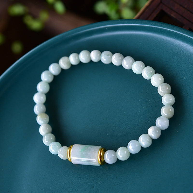 Bracelet de chance et de prospérité en jade naturel pour l'abondance