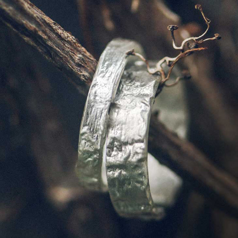 Bague de couple en argent sterling 925 | Protection spirituelle