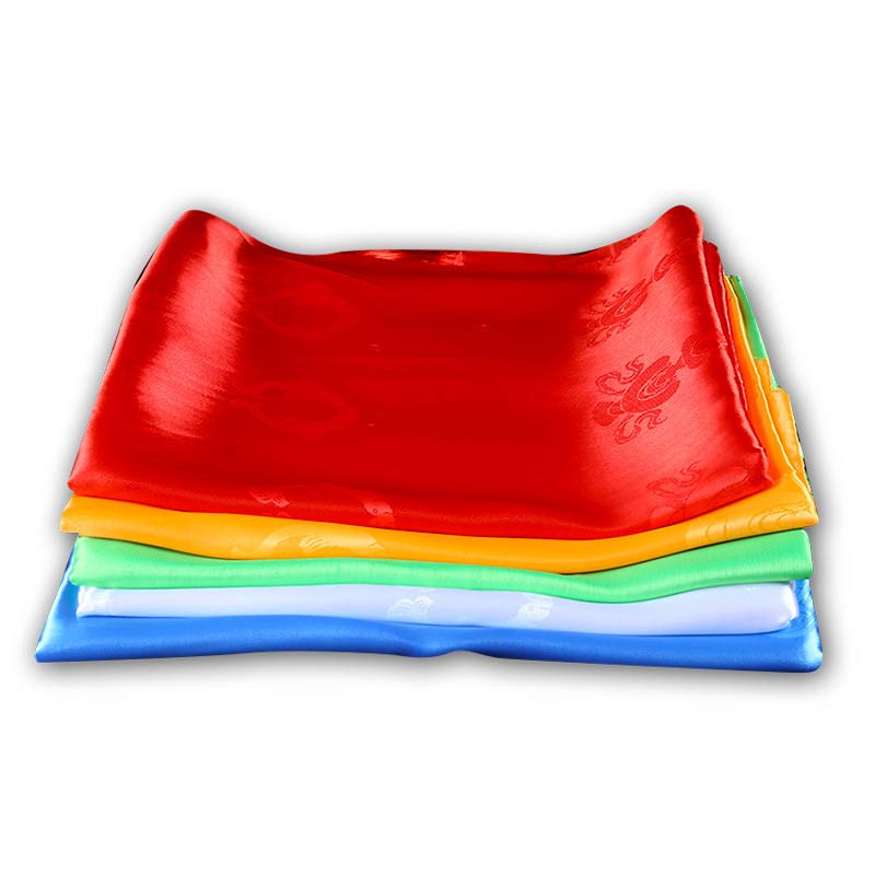 Écharpe tibétaine Khata 235 cm 5 couleurs Décor zen