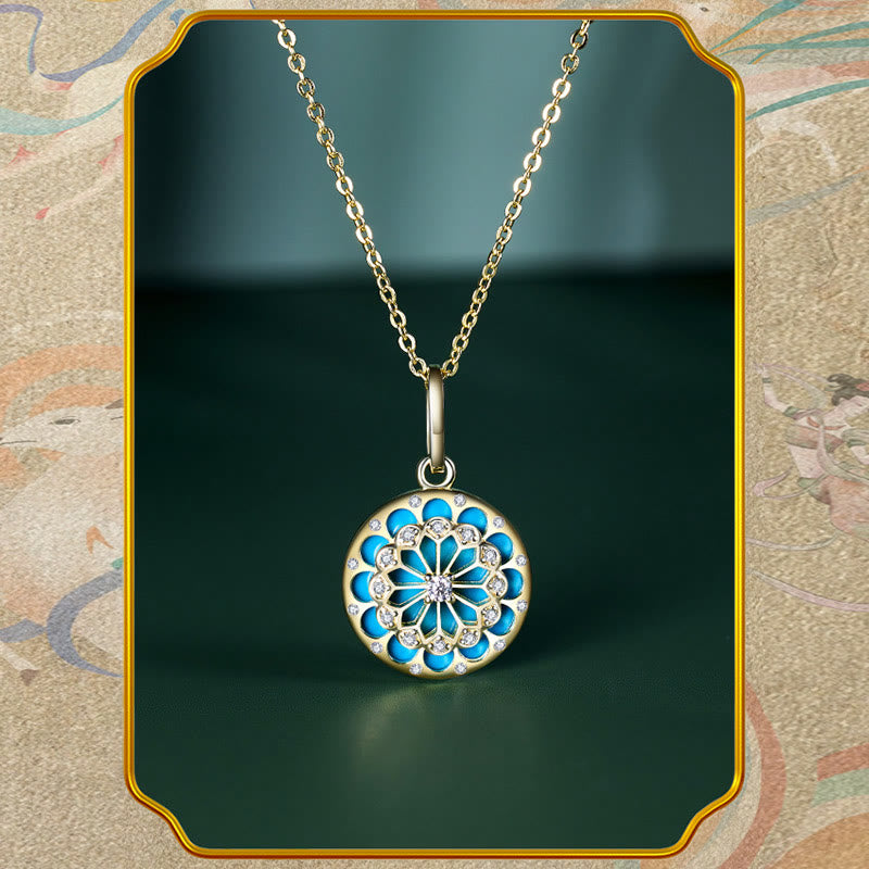 Collier de protection turquoise | Pendentif en argent sterling 925