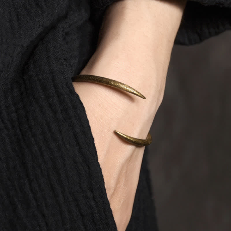 Bracelet porte-bonheur réglable en cuivre pour l'équilibre spirituel