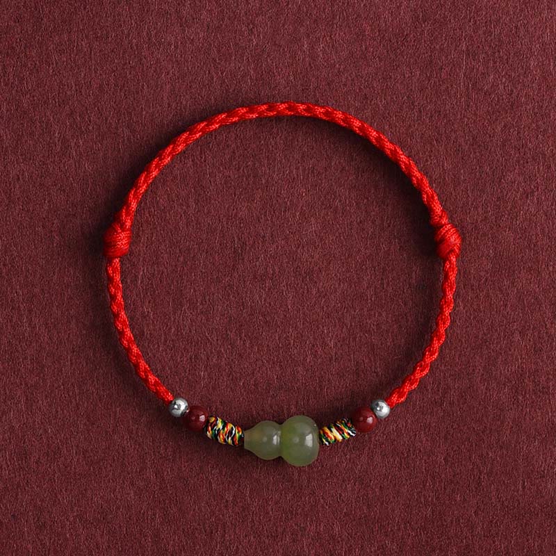Bracelet de protection en gourde de jade Hetian pour adultes