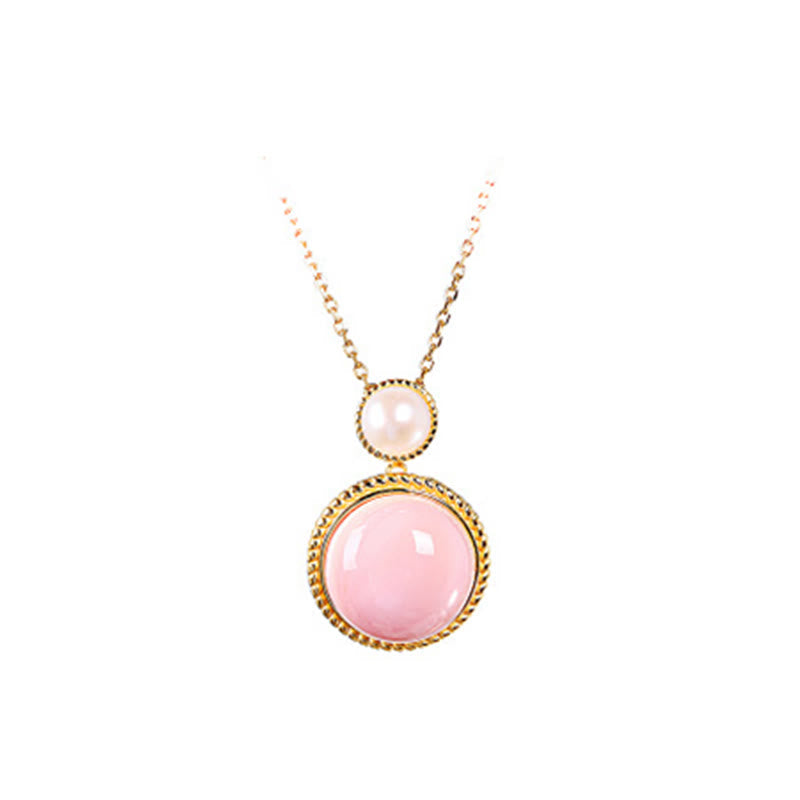 Parure de bijoux spirituels en perles de lambi | Argent sterling 925