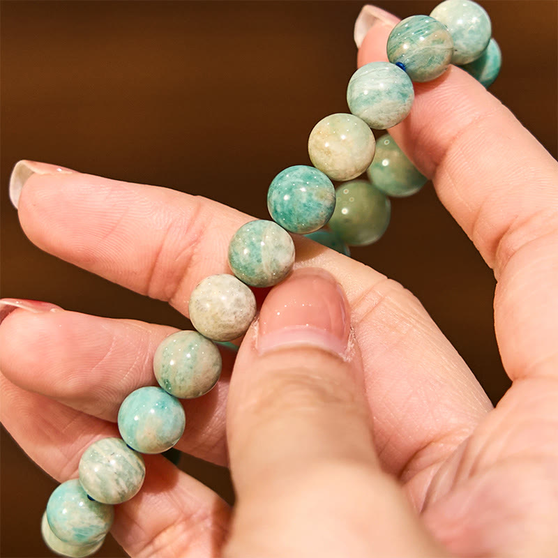 Bracelet d'équilibre spirituel en amazonite