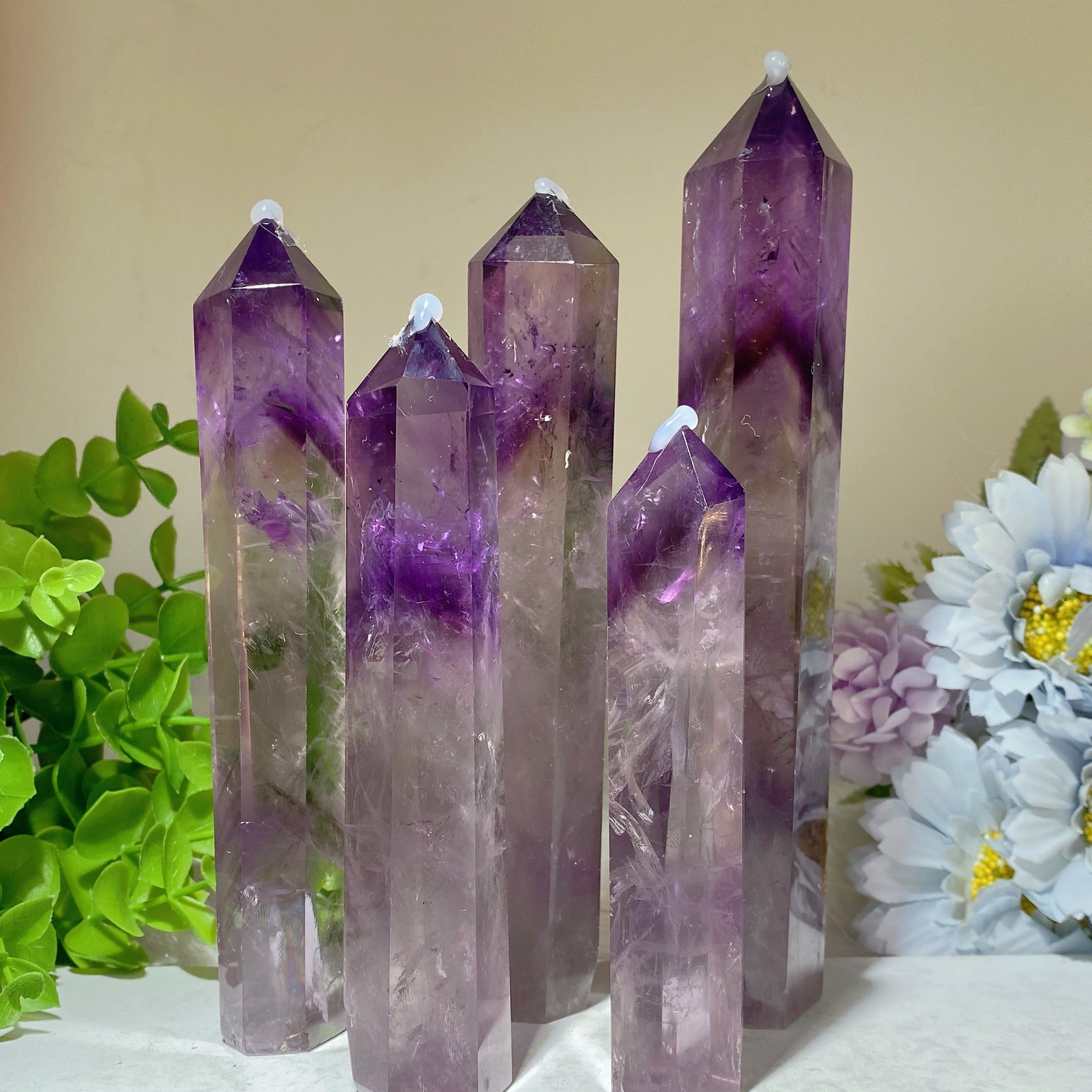 Amethyst Crystal Tower 4-8 Inch Healing Point