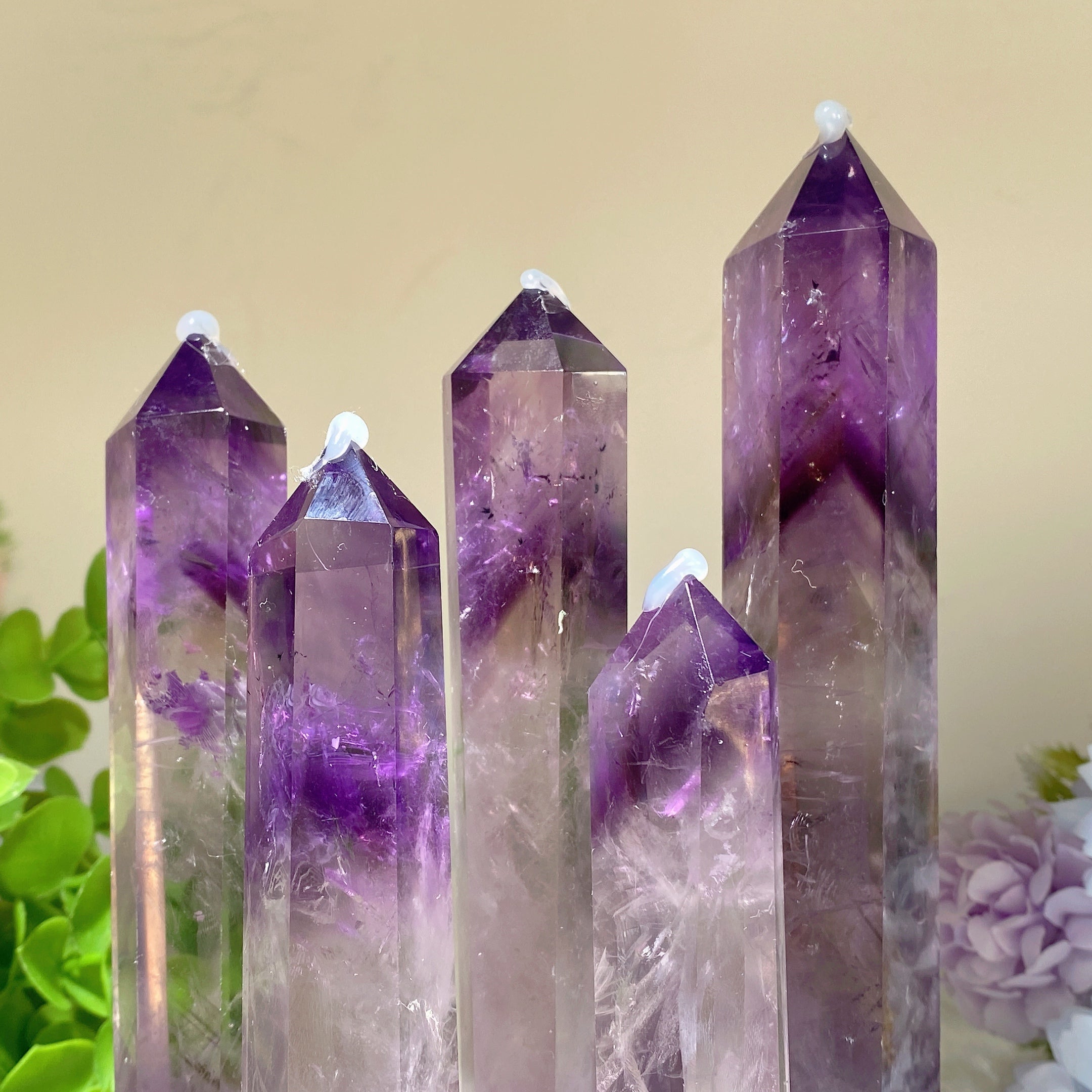 Amethyst Crystal Tower 4-8 Inch Healing Point