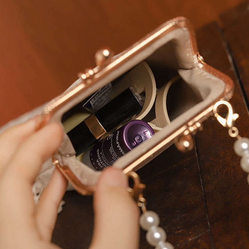 Sac bandoulière Mountain Stone Orchid Pearl Chain