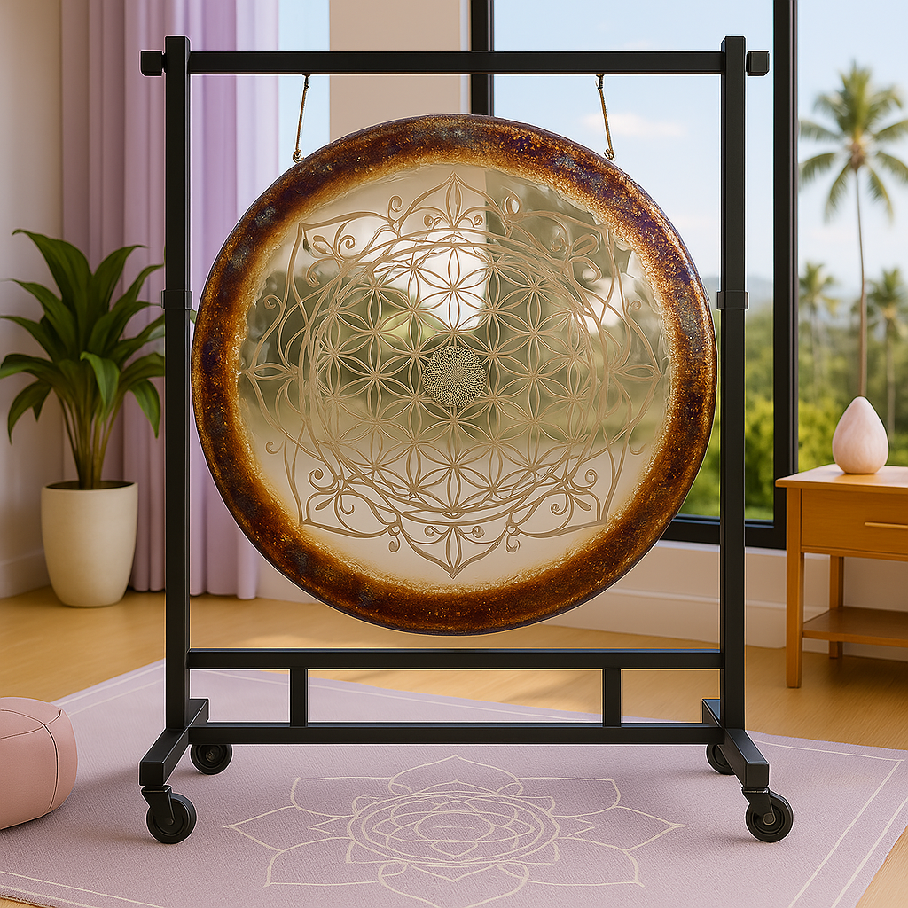 Instrument de méditation Gong lumineux de 60 cm