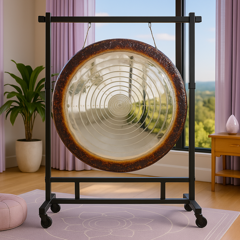 Instrument de Gong Lumineux pour la Guérison par le Son