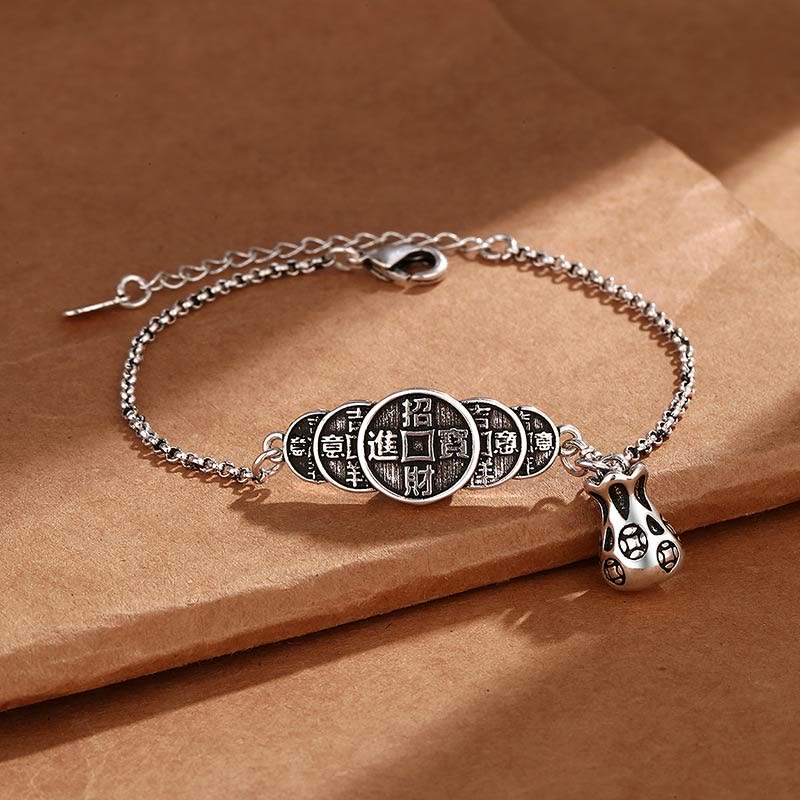 Bracelet spirituel en cuivre pour la richesse et la chance