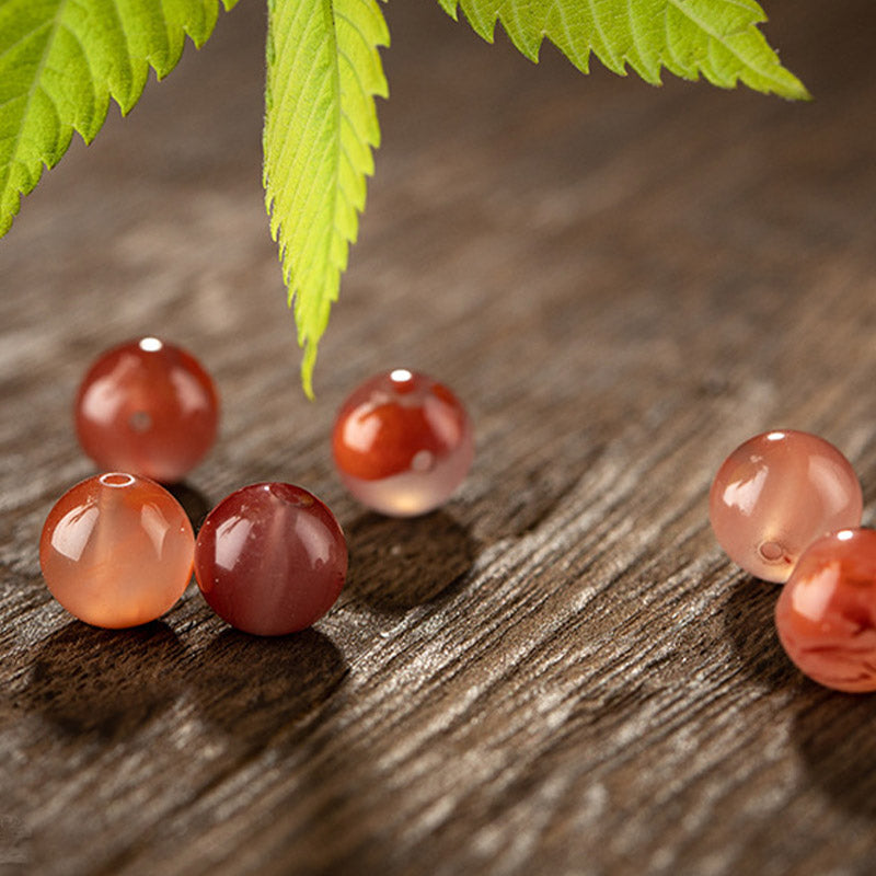 Collier porte-bonheur en jade gris naturel | Pendentif paix et prospérité