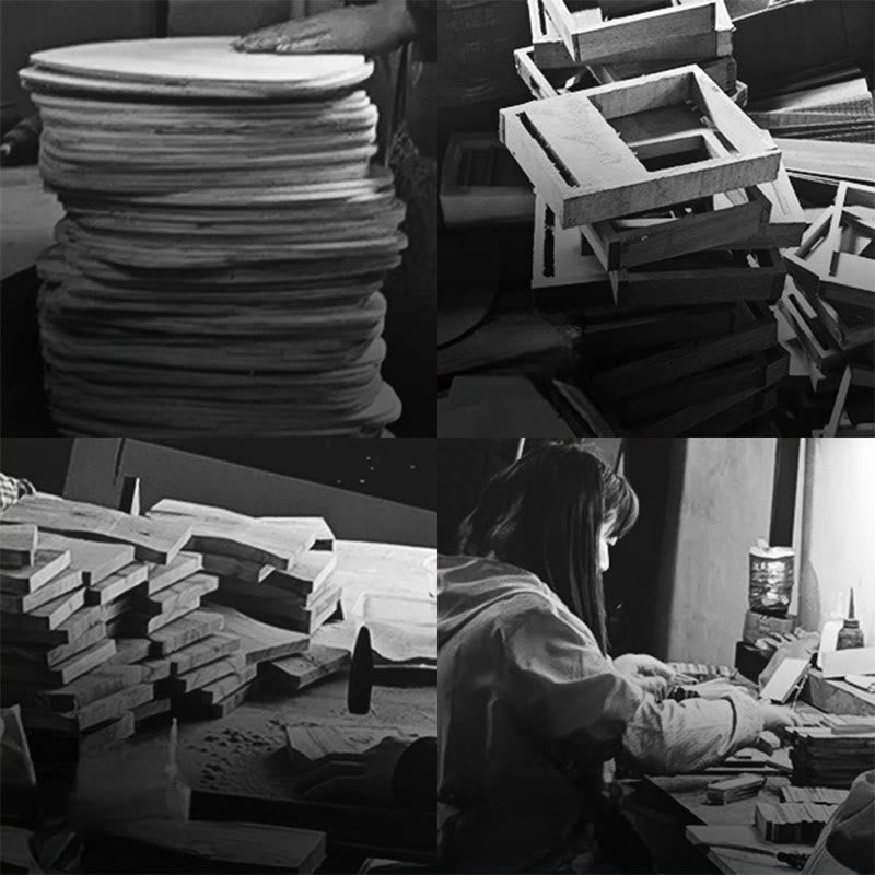 Kalimba 21 touches en bois de hêtre pour la méditation - Sons de guérison