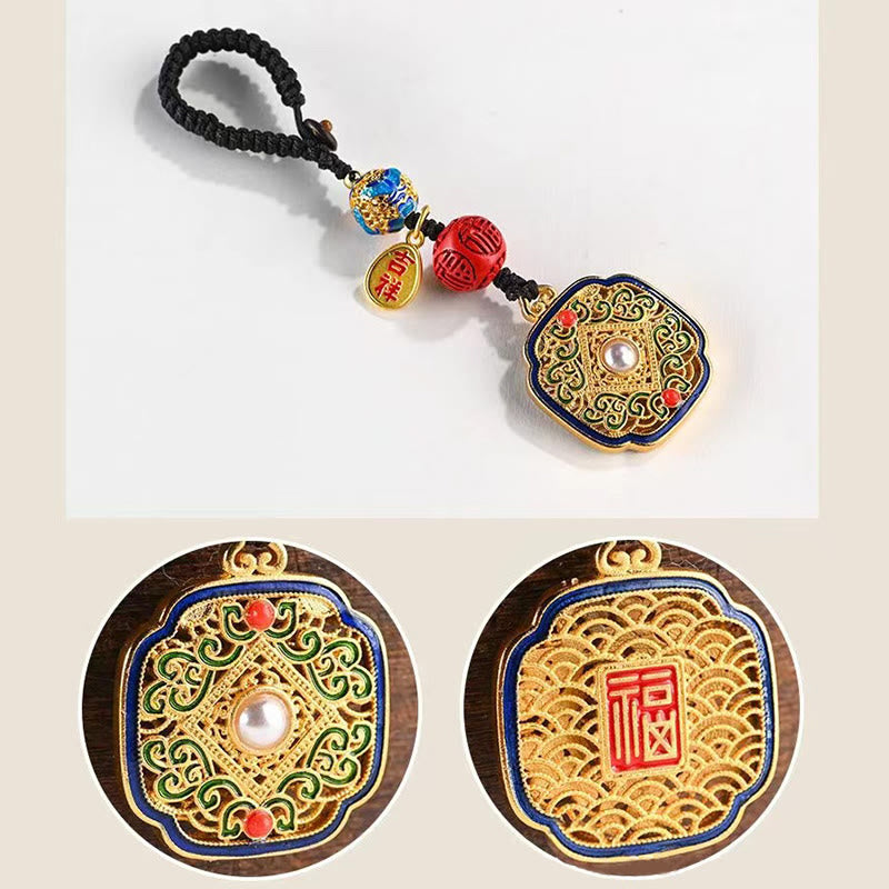 Porte-clés porte-bonheur Ruyi Fu | Bijou spirituel