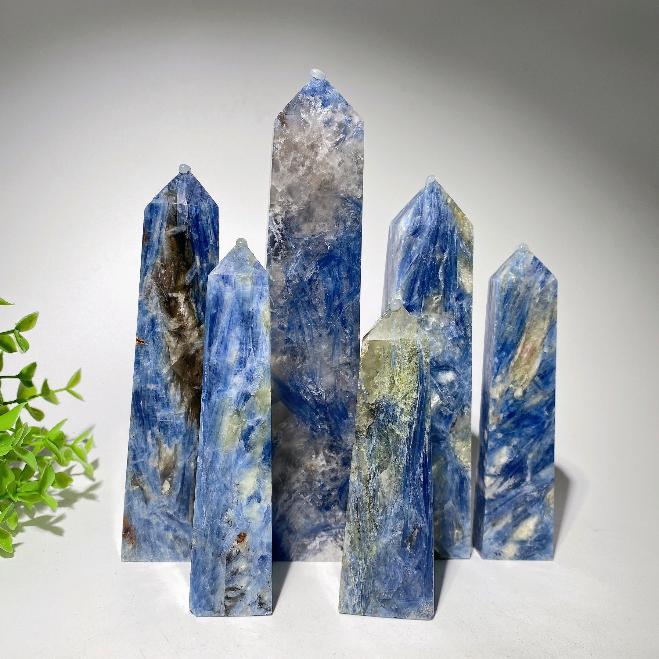 Blue Kyanite Crystal Tower 12-20cm for Healing Energy