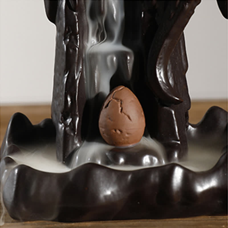 Nordic Dragon Ceramic Backflow Incense Burner | Meditation