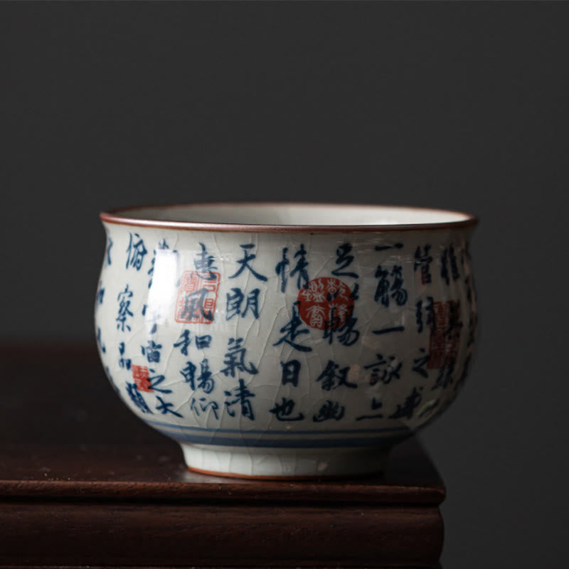 Tasse à thé en céramique Lotus 150 ml pour les rituels traditionnels du thé