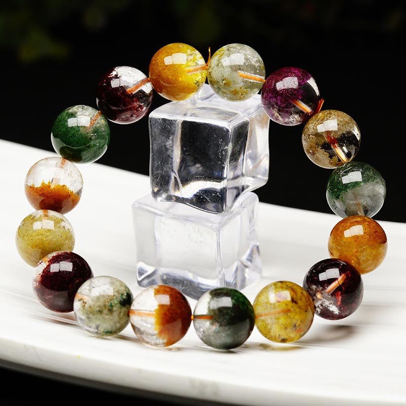 8mm Various Gemstone Spiritual Bracelet for Healing & Love
