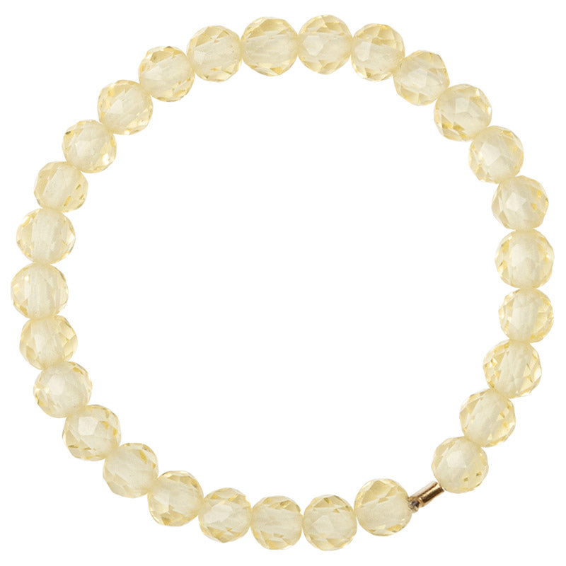 Bague en or citrine naturelle Prospérité et bonheur plaquée 14 carats