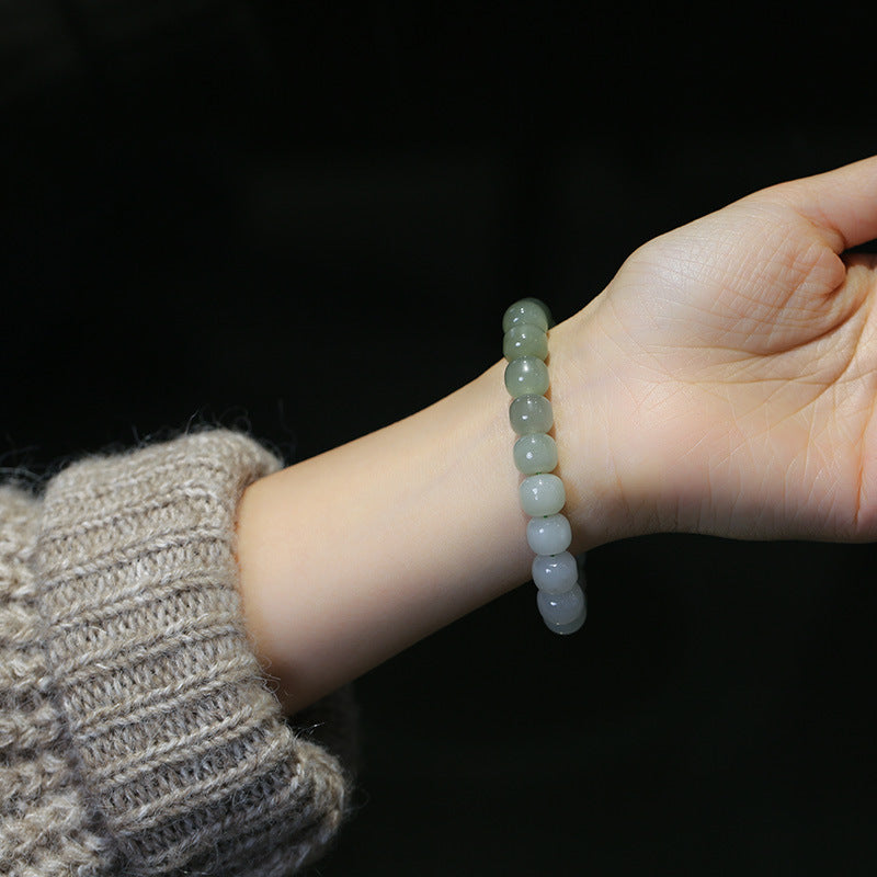Gradient Jade Luck Blessing Bracelet | Unisex Jade Jewelry