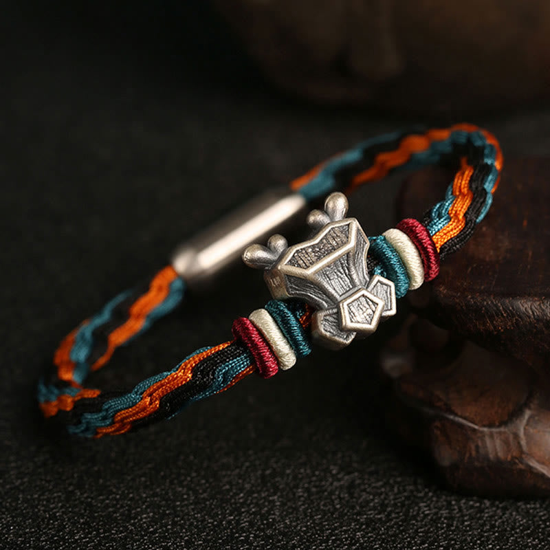 Unisex Chinese Zodiac Reincarnation Knot Bracelet | Sterling Silver