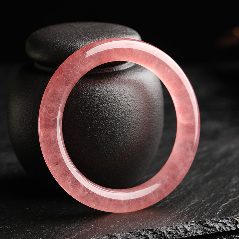 Strawberry Quartz Love Healing Bracelet 50mm Bangle