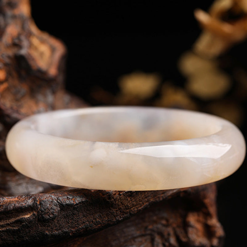 Bracelet de paix en agate Sakura naturelle 55 mm