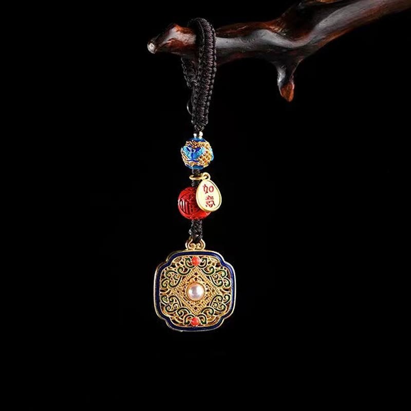 Porte-clés porte-bonheur Ruyi Fu | Bijou spirituel