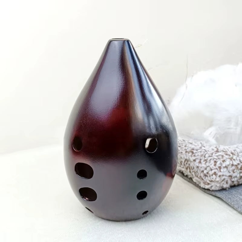 Ocarina 8 Trous En Céramique - Instrument De Musique Chinois Traditionnel - Pour Débutants, Décoratif