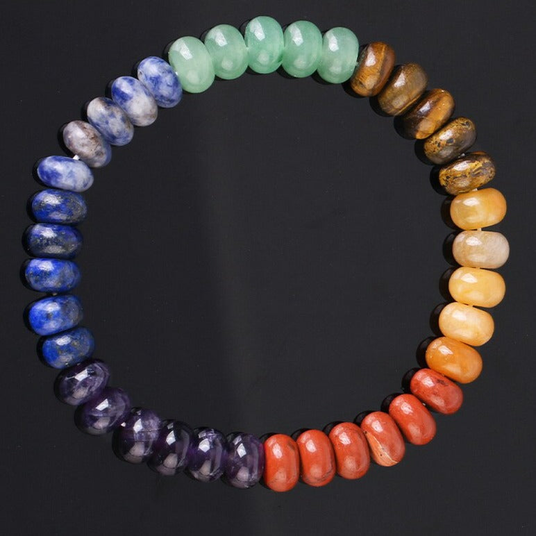 Bracelet en pierre naturelle équilibrant les chakras
