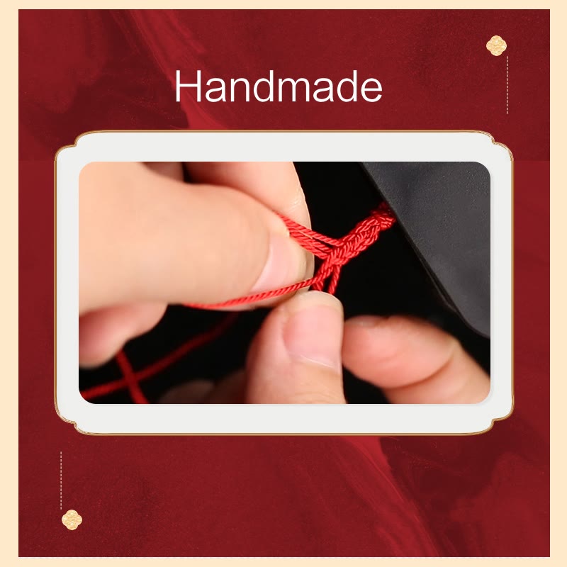 Bracelet enfant signe du zodiaque chinois | Argent 999, corde rouge, porte-bonheur et force
