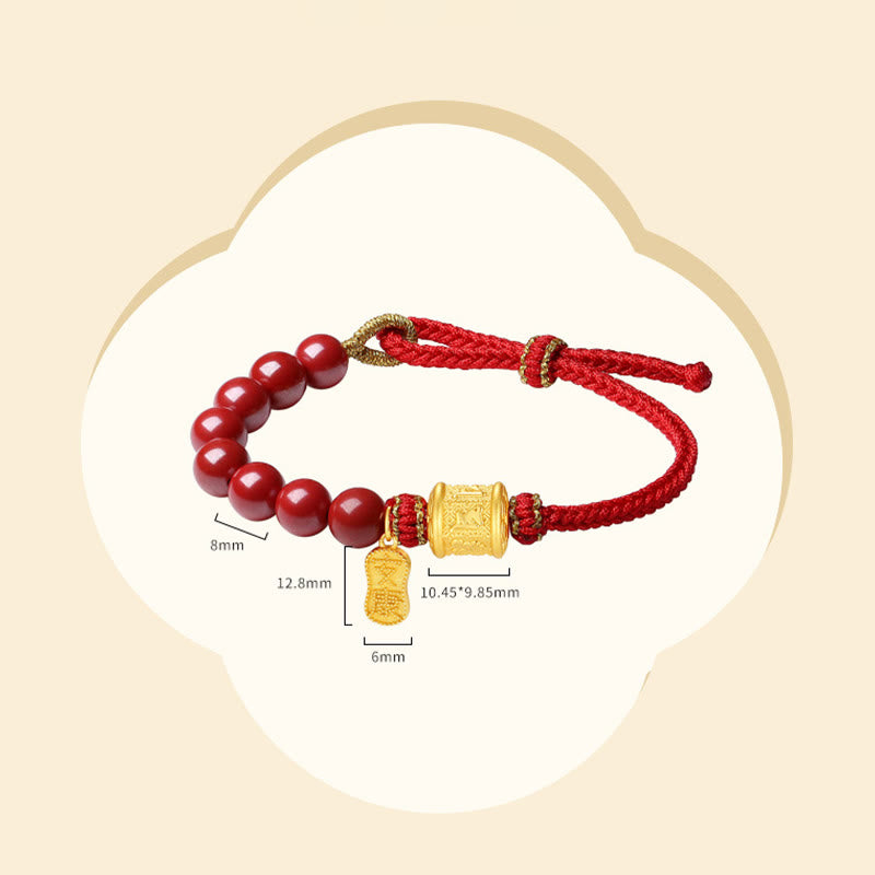 Bracelet Cinabre Om Mani Padme Hum
