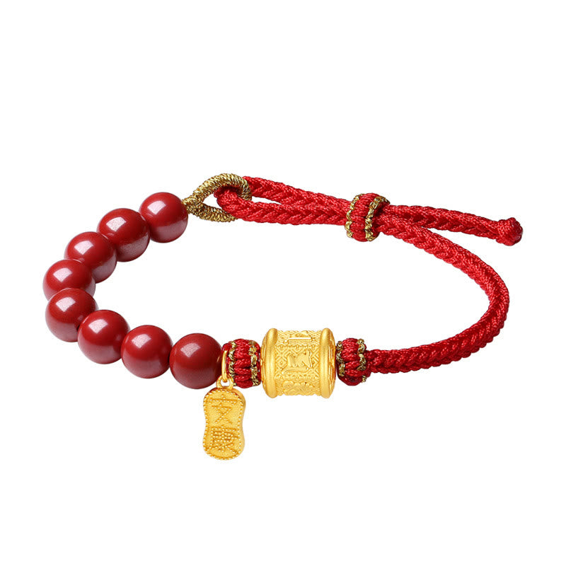 Bracelet Cinabre Om Mani Padme Hum