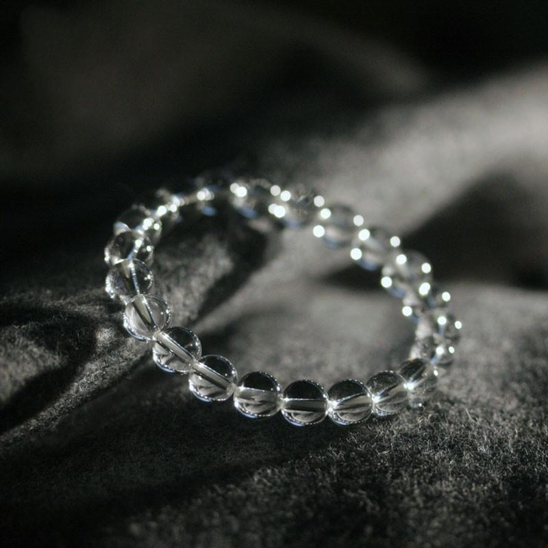 Bague ouverte en quartz purifiant + bracelet en quartz GRATUIT