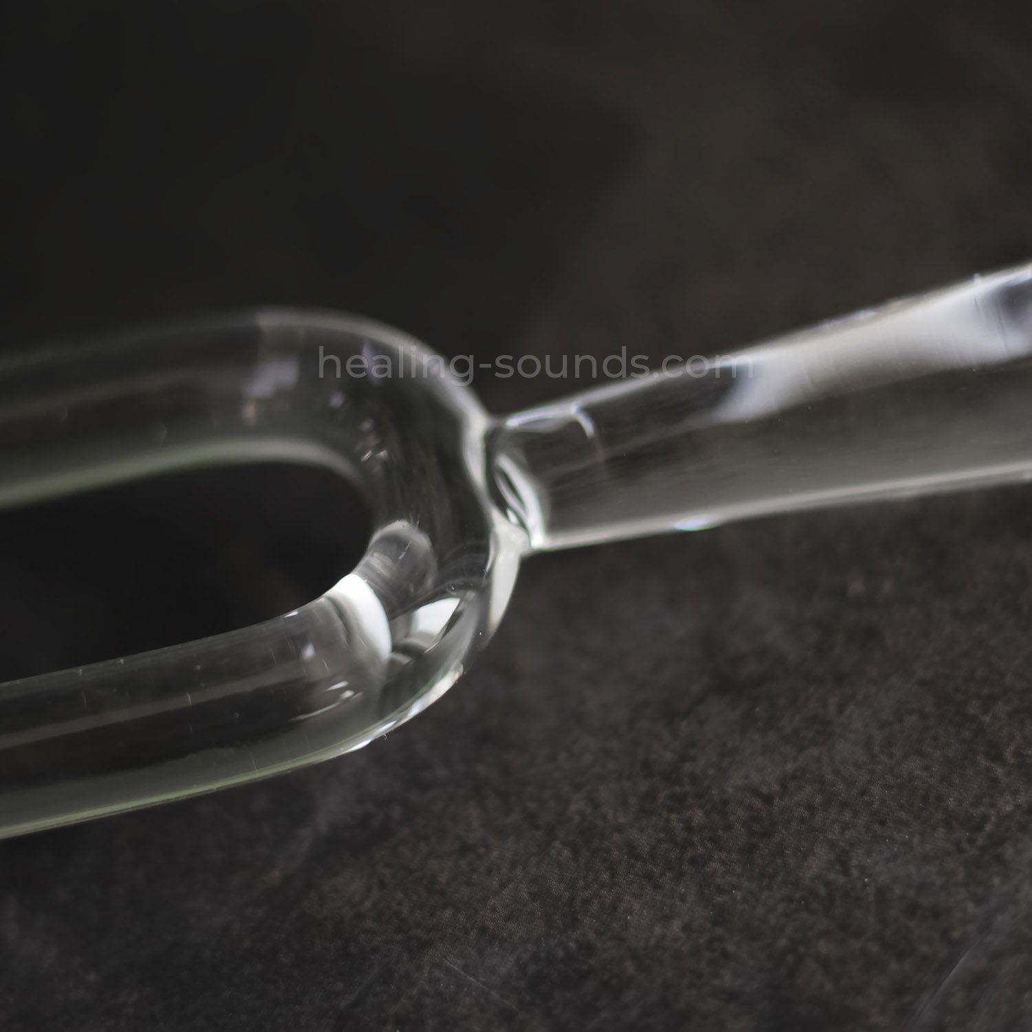 Jeu de diapasons en cristal transparent 432 Hz avec boîte - 8 pièces - 10 mm/20 mm