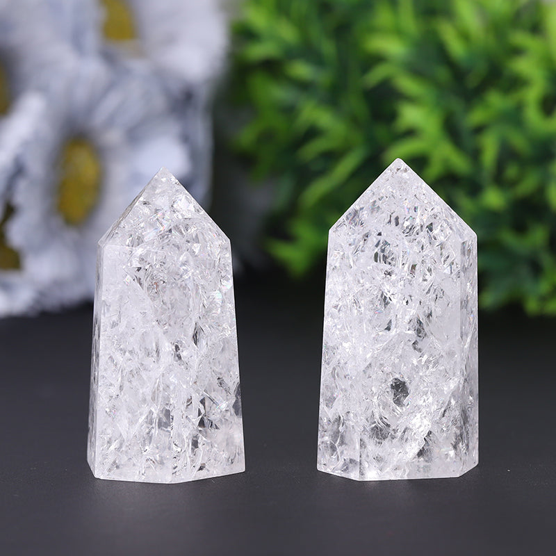Clear Quartz Point Crystal Tower 2-4 Inch Healing Energy