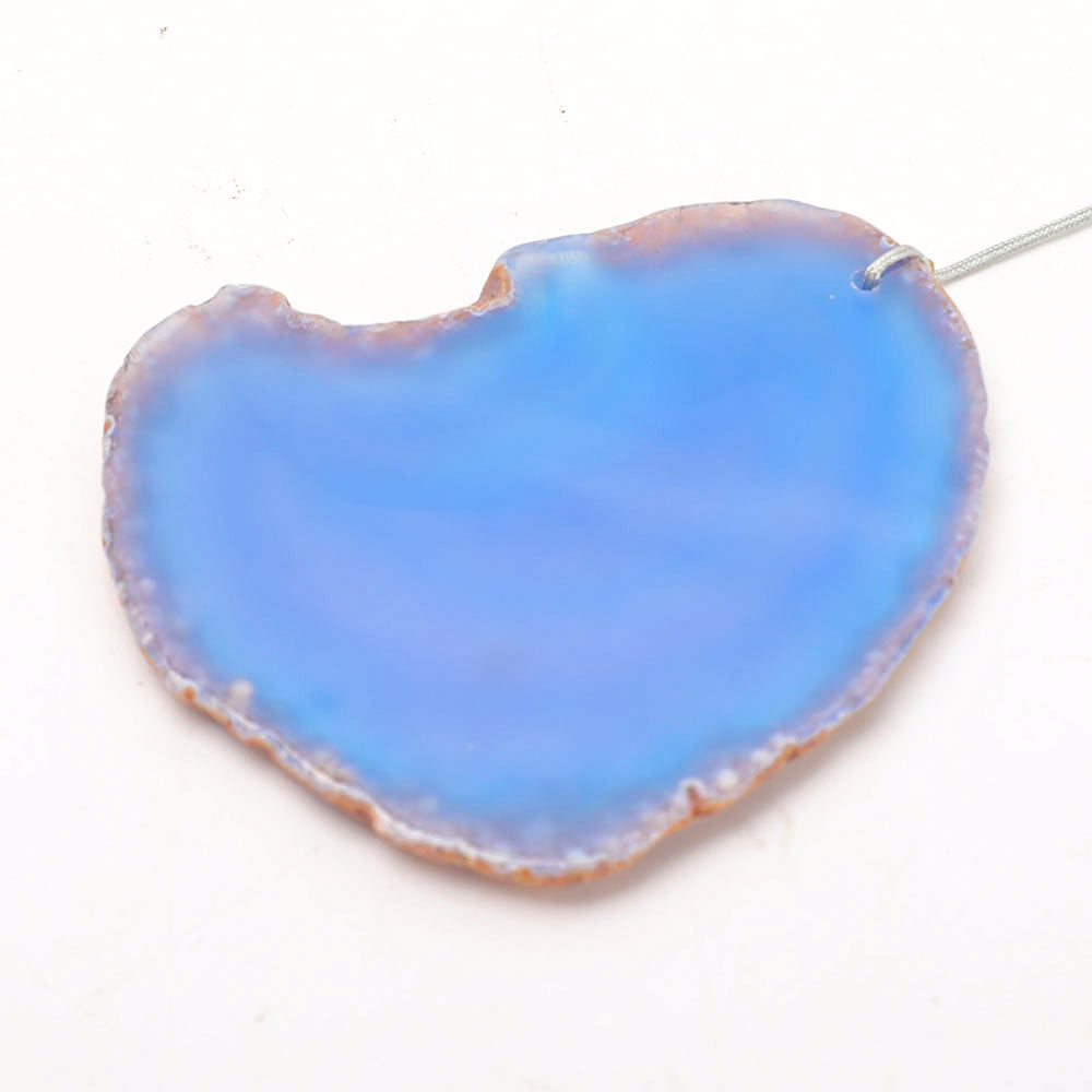 Carillons éoliens en agate colorée 40 cm Décor en cristal