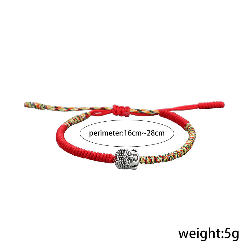 Bracelet en corde coloré King Kong Knot Buddha Serenity