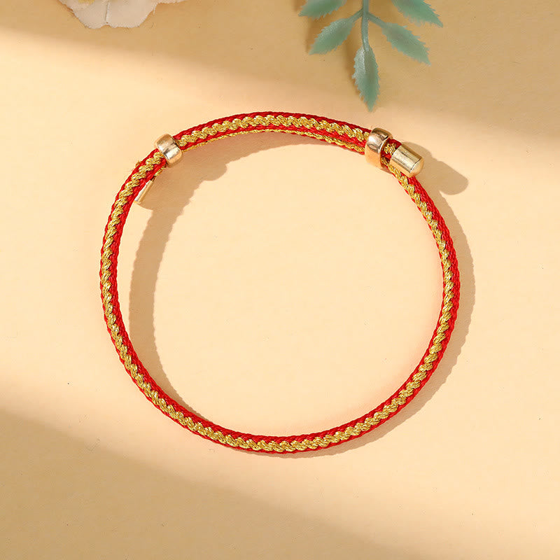 Bracelet porte-bonheur en corde colorée à motif Zongzi pour adultes et enfants
