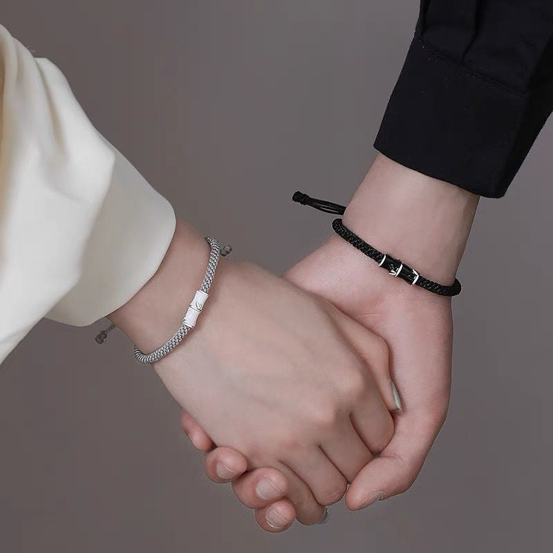 Bracelet en cuivre et bambou pour couple, pour la guérison spirituelle