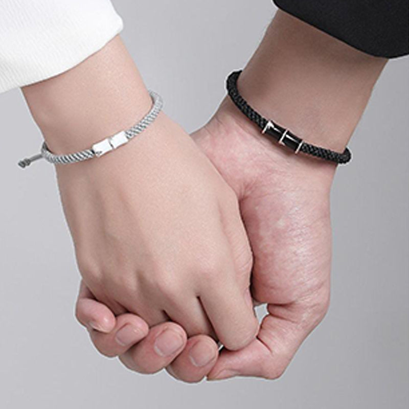 Bracelet en cuivre et bambou pour couple, pour la guérison spirituelle
