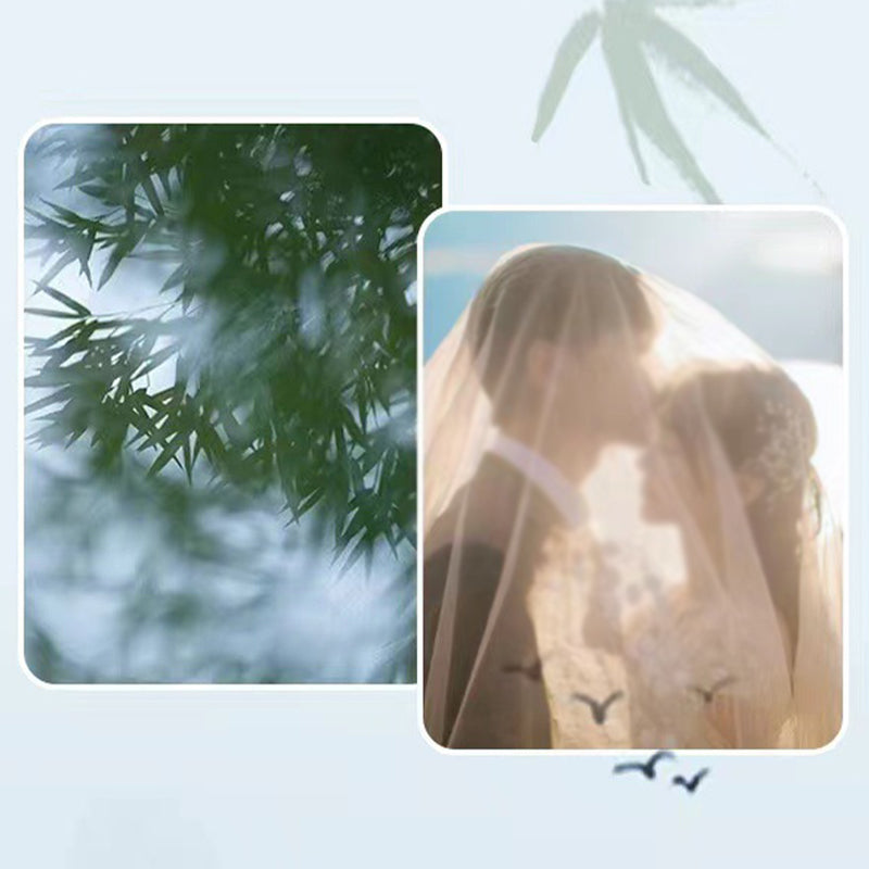 Collier porte-bonheur en cuivre et bambou pour couple, pendentif de 45 cm