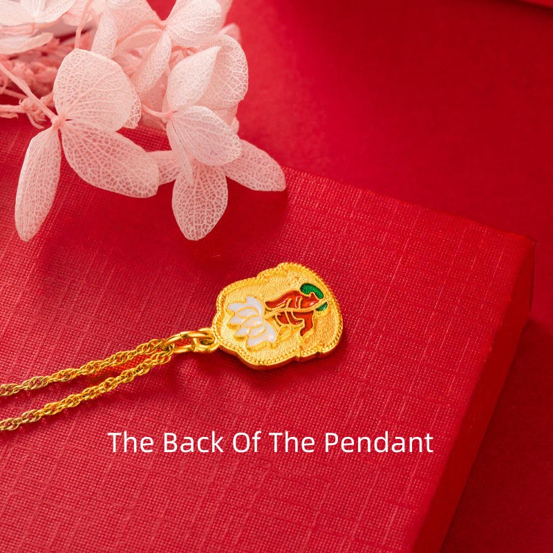 Collier Bouddha en cuivre avec pendentif lotus | Sérénité et compassion