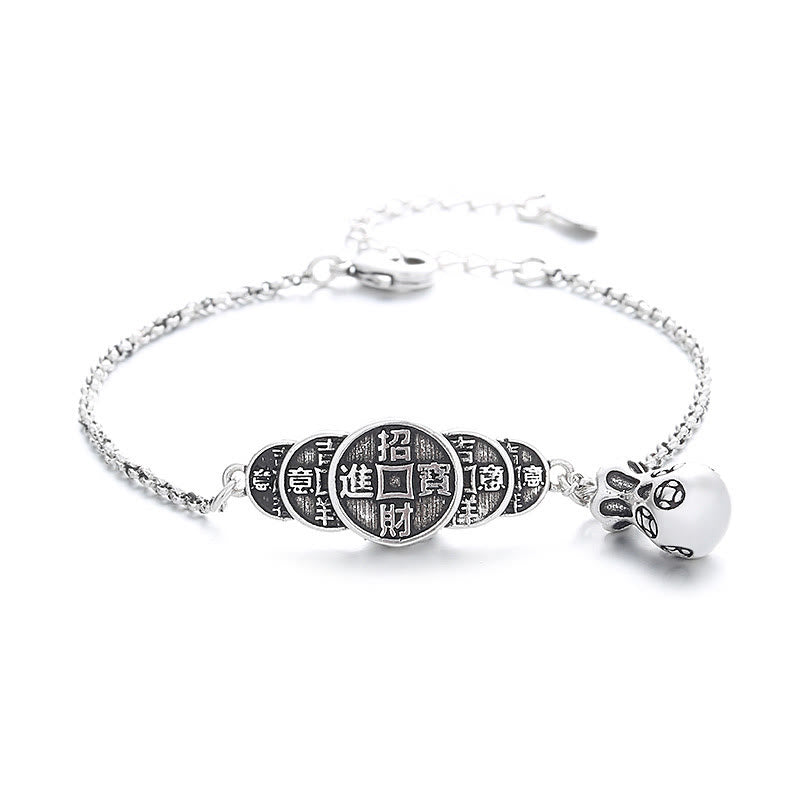 Bracelet spirituel en cuivre pour la richesse et la chance