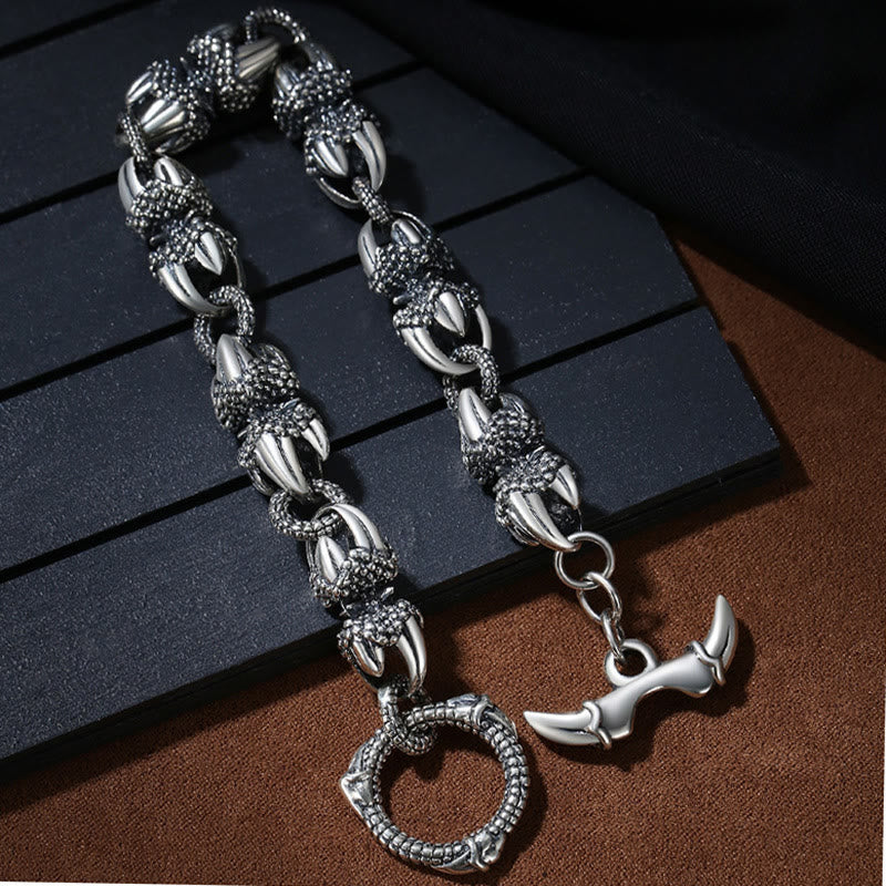 Bracelet Dragon en Cuivre 18 cm – Symbole Force et Protection