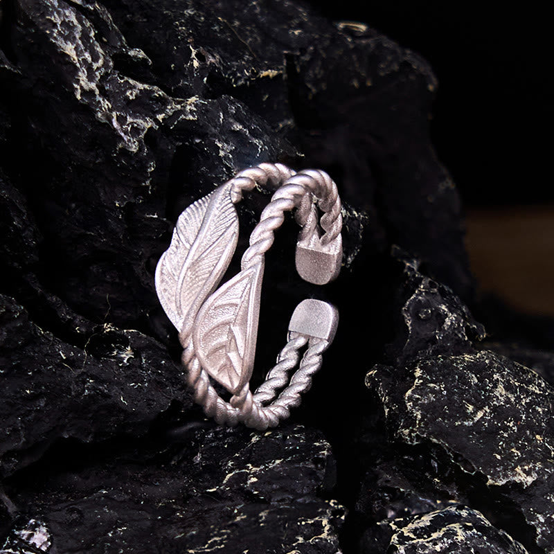 Bague Feuille de Cuivre - Symbole de Richesse et de Prospérité