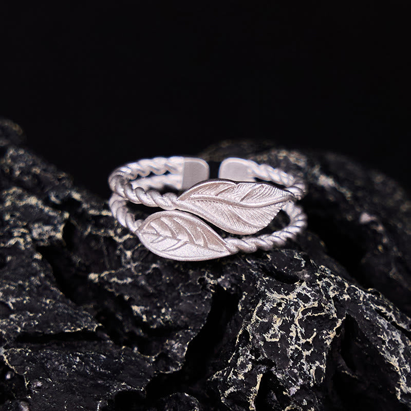 Bague Feuille de Cuivre - Symbole de Richesse et de Prospérité